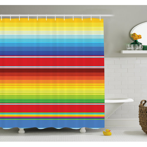 East Urban Home Shower Curtain with Hooks Included Wayfair